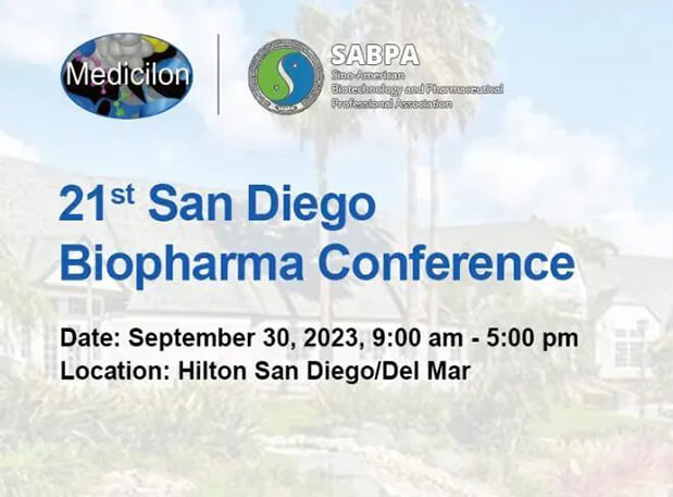 9月30日，，，，，，GA黄金甲陈春麟博士将出席第21届圣地亚哥生物制药大会