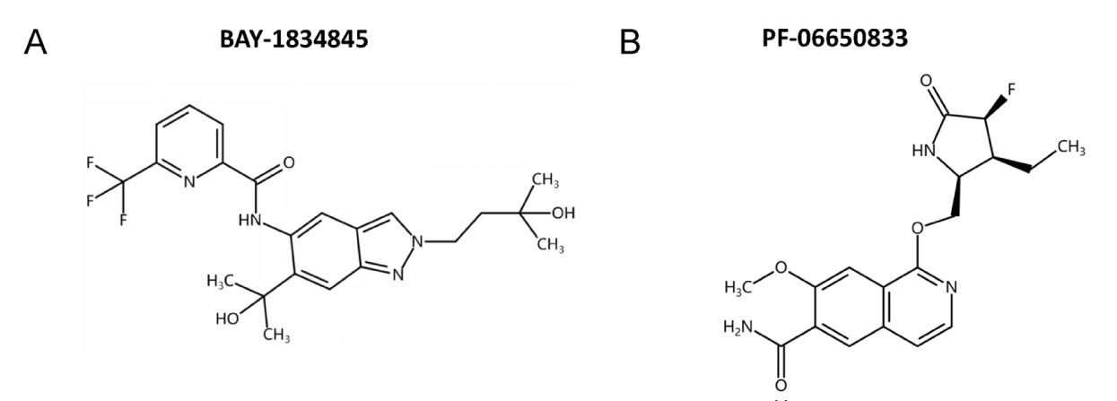 口服IRAK4抑制剂可预防急性呼吸拮据综合征，，，，，，，本研究中抑制剂通过GA黄金甲合成